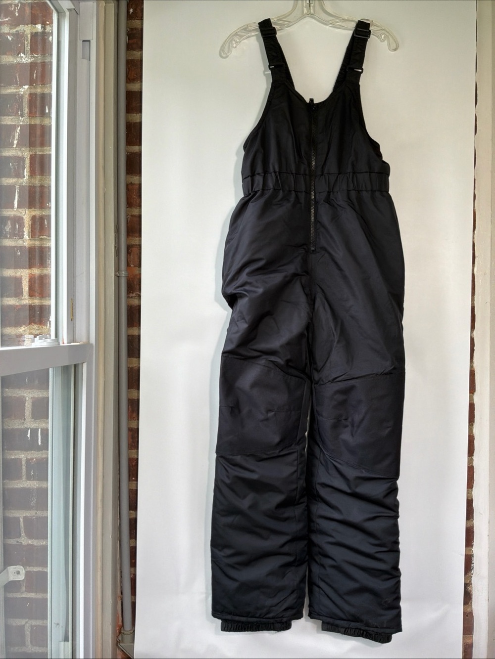 NWT All In Motion Snow Bib Water Wind Resistant Black Size Large